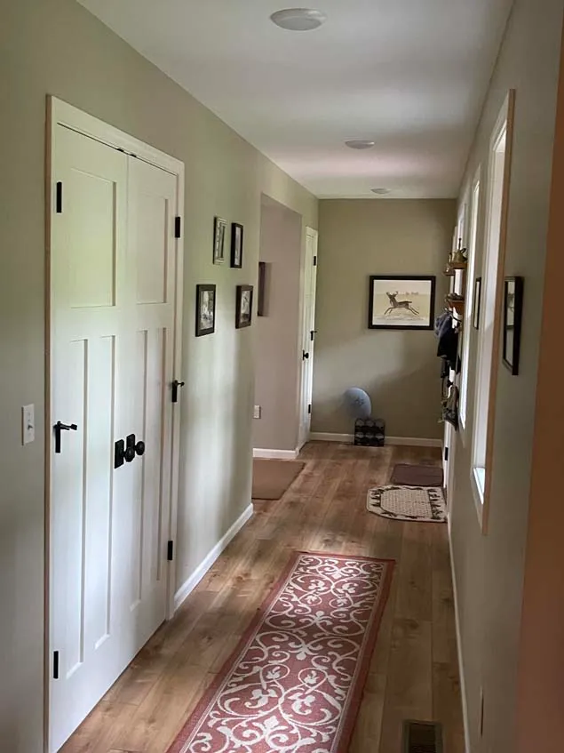 an image of a newly cleaned hall way